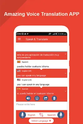 Speak and Translate All Languages android App screenshot 7